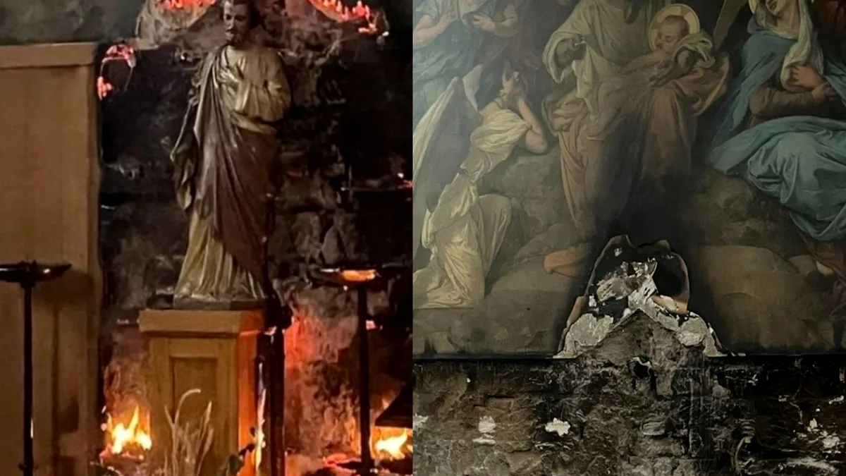 Român acuzat că a incendiat biserica Notre-Dame des Champs din Paris. Pagubele ajung la 3 milioane de euro