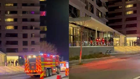 Incendiu puternic la One Verdi Park (VIDEO)