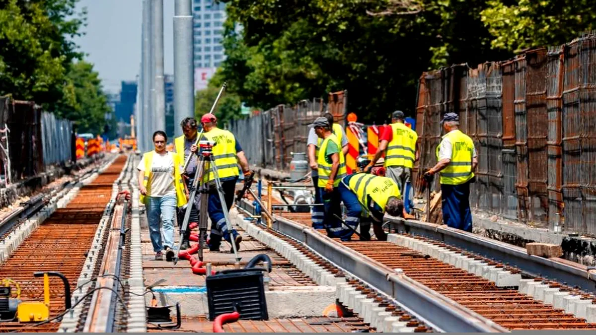 Lucrările pentru reabilitarea liniei 5 au fost reluate. Constructor: „Și-au dat cuvântul de onoare că îmi vor da banii”