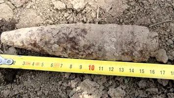 Panică într-o localitate, după ce o familie a găsit un proiectil exploziv în grădină