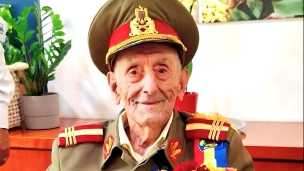 A murit veteranul în vârstă de 107 ani, decorat de Nicușor Dan pe 1 Decembrie