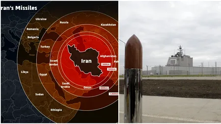 O hartă publicată de armata israelienă arată rolul strategic al scutului de la Deveselu în apărarea Europei