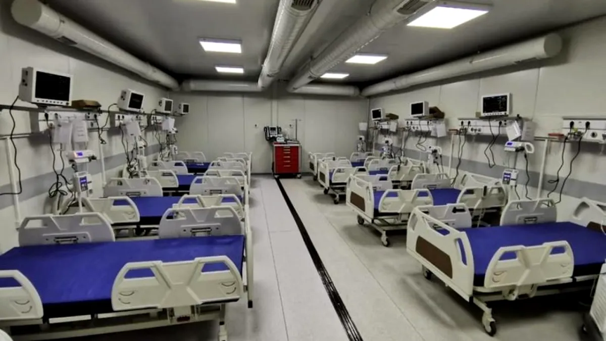 MApN: Spitalul Modular de la Lețcani a operaționalizat primele 24 de paturi ATI