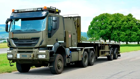 Primele autocamioane Iveco Defence asamblate la Petrești ajung în acest an la Armata Română