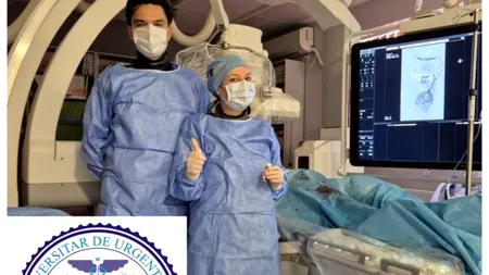 Premieră medicală la SUUB. Prima embolizare arterială tiroidiană din țara noastră
