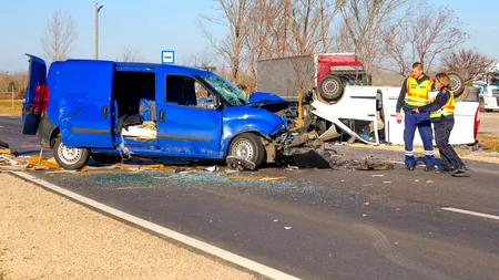 Microbuz românesc implicat într-un accident mortal, pe un drum din Ungaria