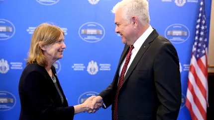Ministrului Apărării Naționale, Angel Tîlvăr s-a întâlnit cu ambasadorul SUA la București