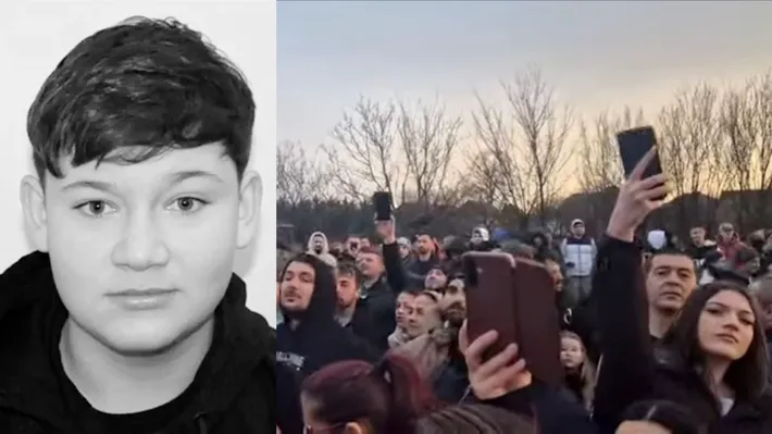 Protest în fața casei în care localnicii credeau că se ascunde ucigașul lui Mario