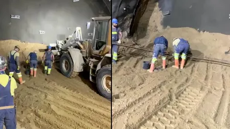 Primul tunel forat de autostradă: 17 metri până la străpungerea Dealului Momâia