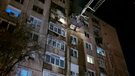 Incendiu puternic într-un apartament din Sectorul 5 (VIDEO)