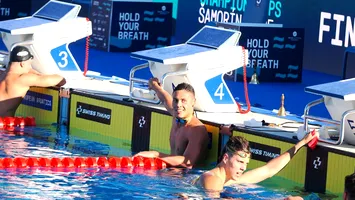 David Popovici, record european și aur la 100 m liber la Europenele U23