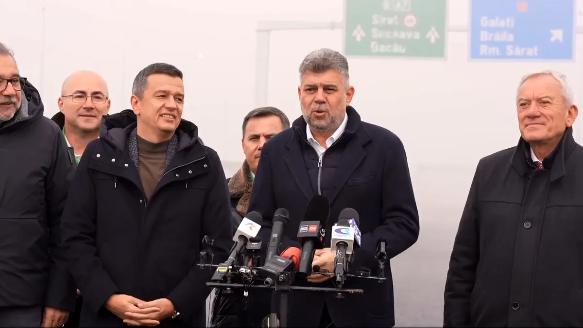 Marcel Ciolacu: Tronsonul Buzău-Râmnicu Sărat va fi deschis săptămâna viitoare