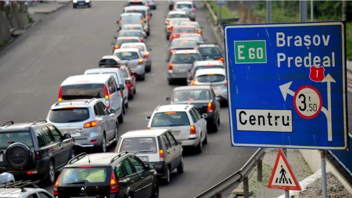 Infotrafic: rute alternative pentru traficul aglomerat de pe Valea Prahovei