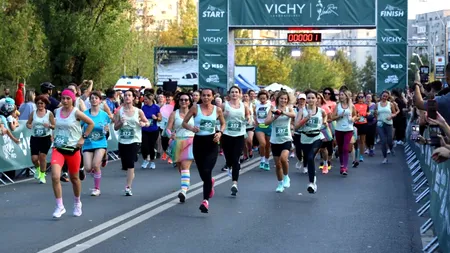 Doamnele au alergat și s-au distrat, la prima ediție a Vichy Ladies Run