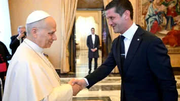 Cristi Chivu, la Vatican: Papa Leon l-a primit pe antrenorul român care a scris istorie cu Inter Milano