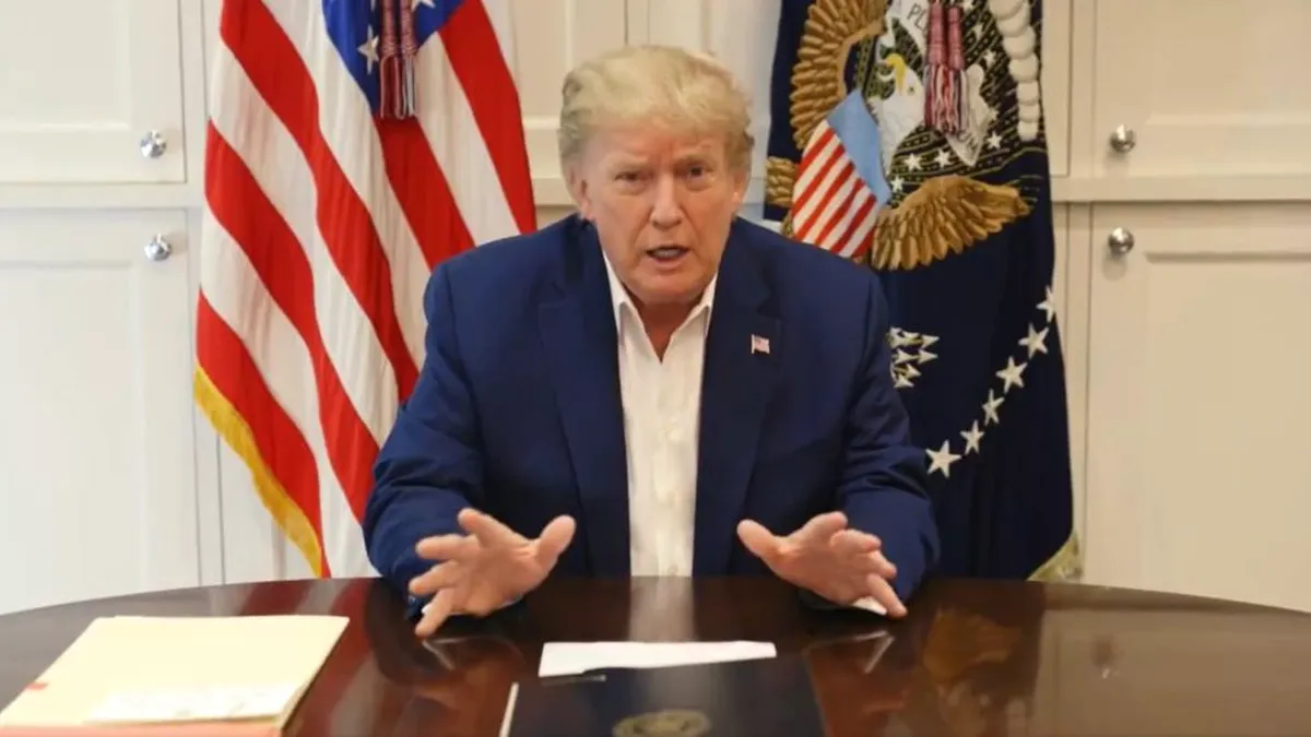 VIDEO Donald Trump spune că se simte mai bine