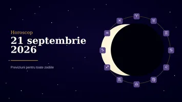 Horoscop luni, 21 septembrie 2026: Zodia care trebuie să evite conflictele