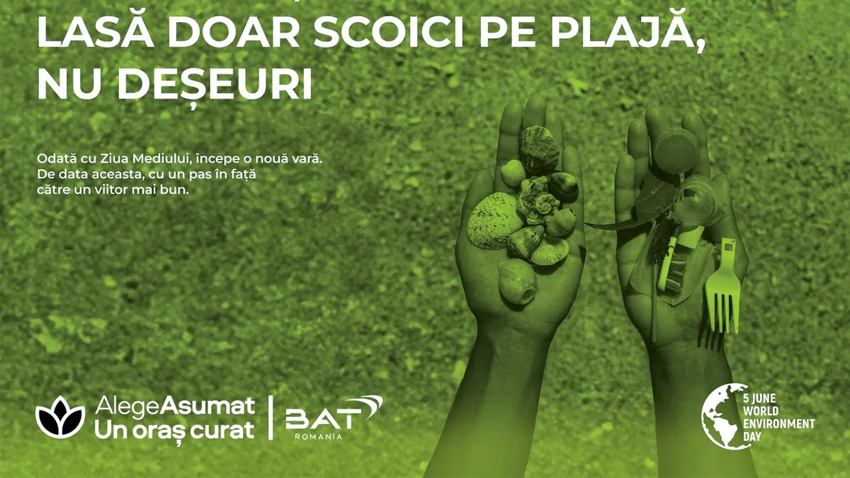5 Iunie - Ziua Internațională a Mediului dă startul unei veri responsabile