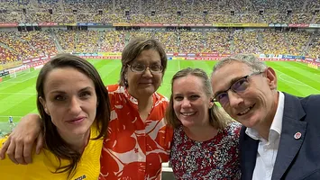 Cod roșu pe Arena Națională. Ministra USR de Externe, Oana Țoiu, a adus ghinion României în meciul cu Canada