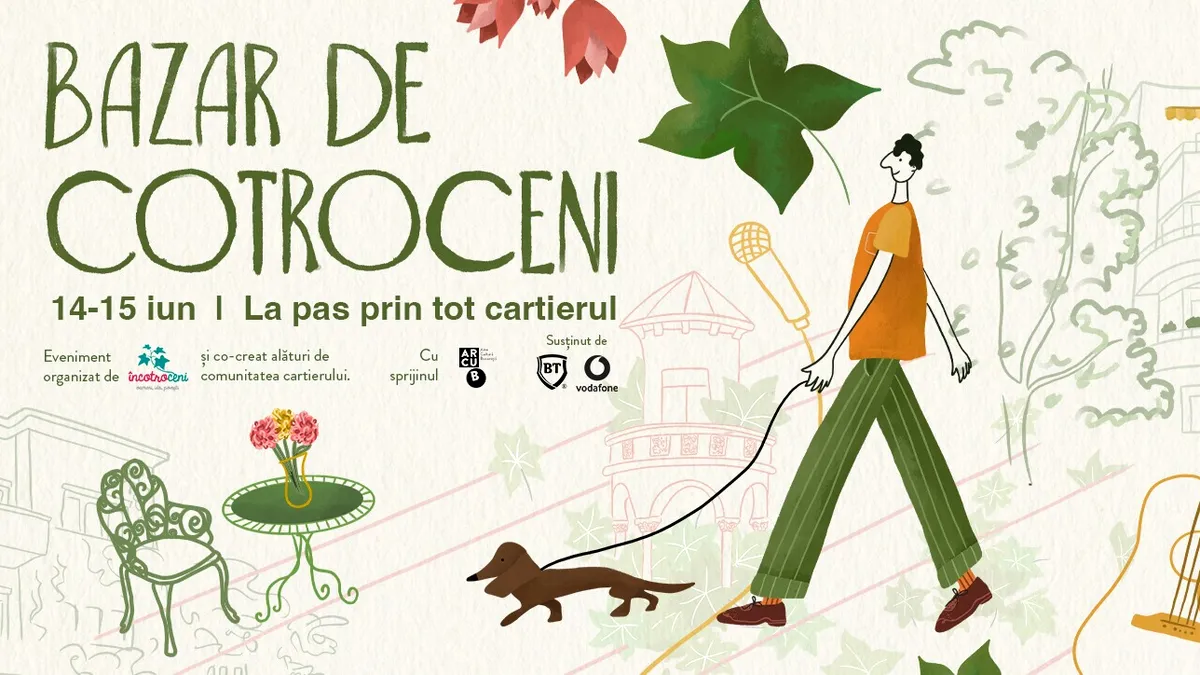 Bazar de Cotroceni, cel mai așteptat eveniment cultural din acest weekend