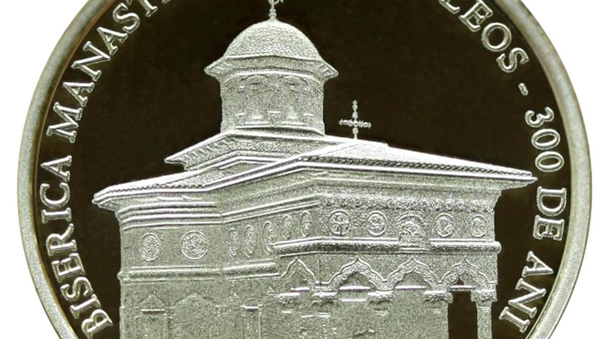 BNR lansează în circuitul numismatic monede cu tema 300 de ani de la înălțarea Bisericii Mănăstirii Stavropoleos