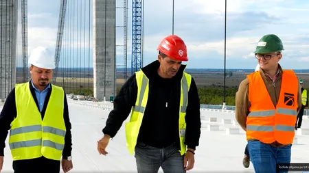 Podul de la Brăila are o dată oficială de inaugurare. Constructorii, presați să termine la timp (VIDEO)