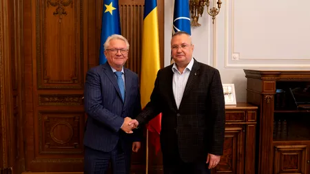 Nicolae Ciucă, întâlnire cu Armin Papperger, CEO al Rheinmetall: Automecanica Mediaș are capacitatea să devină o companie fanion a industriei românești de apărare