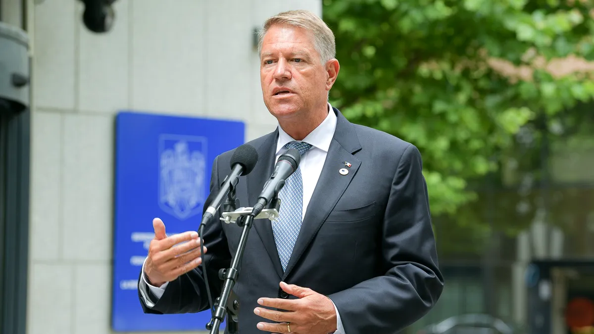 Klaus Iohannis consideră că una dintre soluţiile durabile la criza climatică este educaţia