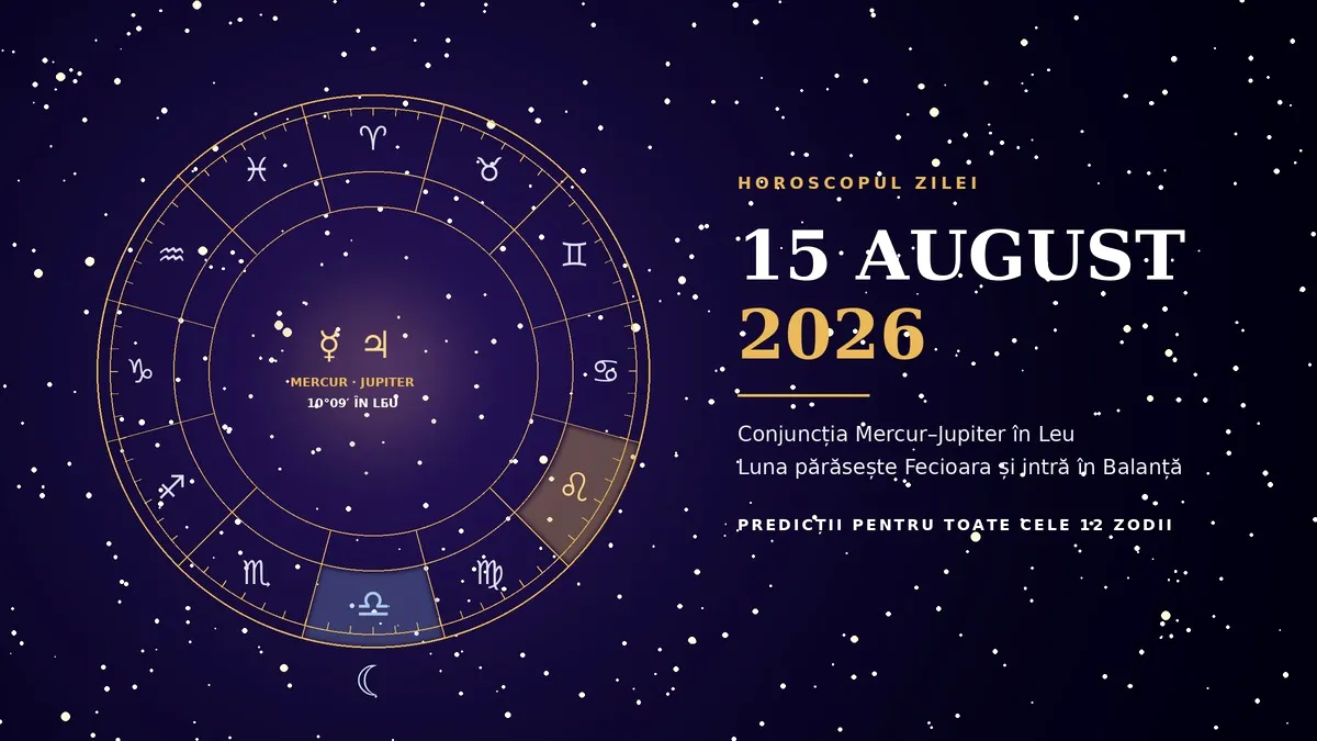 Horoscop 15 August 2026: 3 Zodii primesc vești care le schimbă viitorul