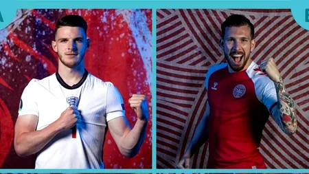 EURO 2020 | Anglia - Danemarca, a doua semifinală. Ora și difuzarea meciului