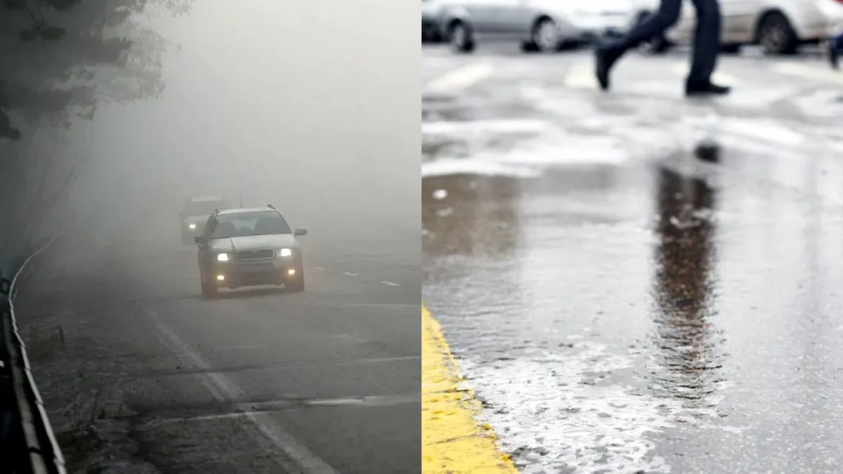 16 județe sunt afectate de ceață, polei și vizibilitate redusă, sâmbătă dimineață