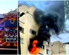Incendiu puternic într-un bloc din Baia Mare, 28 de persoane evacuate și două transportate la spital