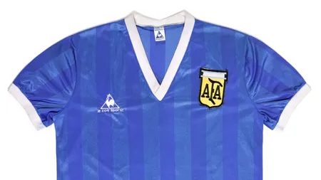 Tricoul din meciul în care Maradona a marcat cu 