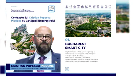 Contractul lui Cristian Popescu Piedone cu cetățenii Bucureștiului: 1. Transformarea în Smart City
