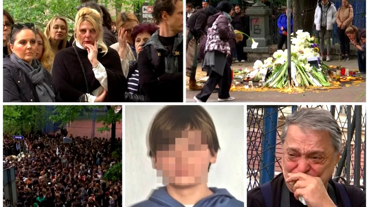 <strong>Momente sfâșietoare la înmormântarea fiicei de 13 ani a antrenorului de la SCM Zalău. Serbia e împietrită de durere</strong>