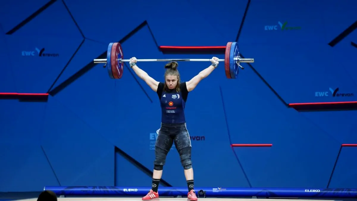 Halterofila Loredana Toma a câștigat trei medalii de aur la Campionatele Europene de la Erevan