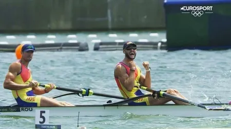 JO Tokyo 2020: Argint pentru România la dublu rame masculin