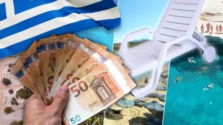 Cât costă să mergi o zi la plajă în Grecia în 2024: Prețurile pentru un șezlong cu umbrelă pe insula ta favorită