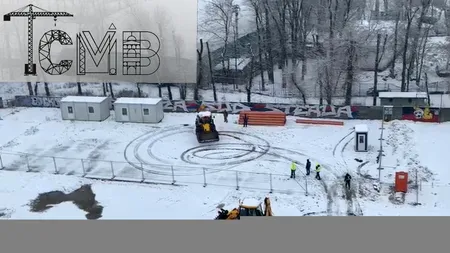 Drifturi cu buldoexcavatoarele TCMB în Prelungirea Ghencea
