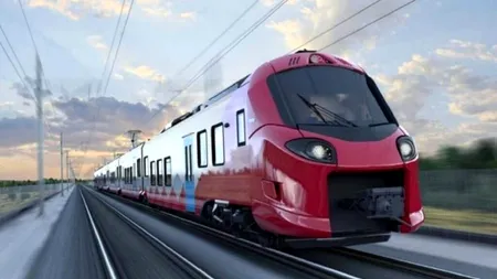 Primul tren electric inter-regional ajunge în România