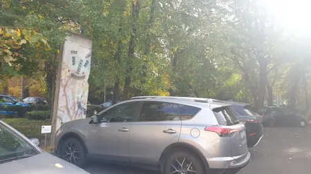 Neicușor Dan a lăsat baltă secțiunea din Zidul Berlinului donată de Academie. FOTO
