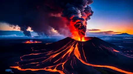 Erupția spectaculoasă a vulcanului Ibu duce la evacuări masive în Indonezia