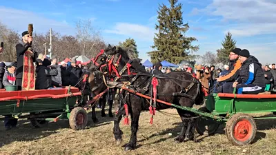 „Botezul Cailor” de la Pietroșani: o tradiție unică de Bobotează, veche de sute de ani (Video)