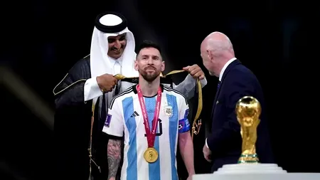 Ce este bishta, pelerina neagră pe care a purtat-o Messi după câștigarea Cupei Mondiale