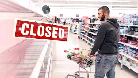 Dispare un mare lanț de supermarketuri, în martie. Circa 5.000 de angajați, afectați
