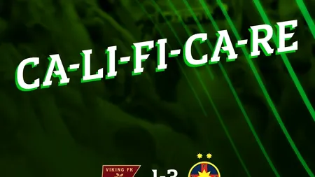 FCSB a acces în grupele Conference League! Radunovic a marcat golul calificării, în prelungirile returului cu Viking