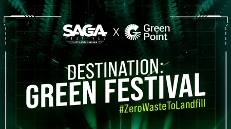 SAGA Festival devine primul festival #zerowastetolandfill din România cu sprijinul Green Corporation