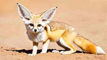 Animale adorabile: vulpițele Fennec sunt micile minuni ale deșertului Sahara