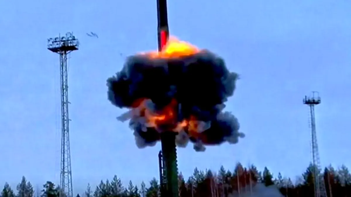 Rusia a testat o nouă rachetă nucleară, imediat după ce Putin a amenințat Occidentul