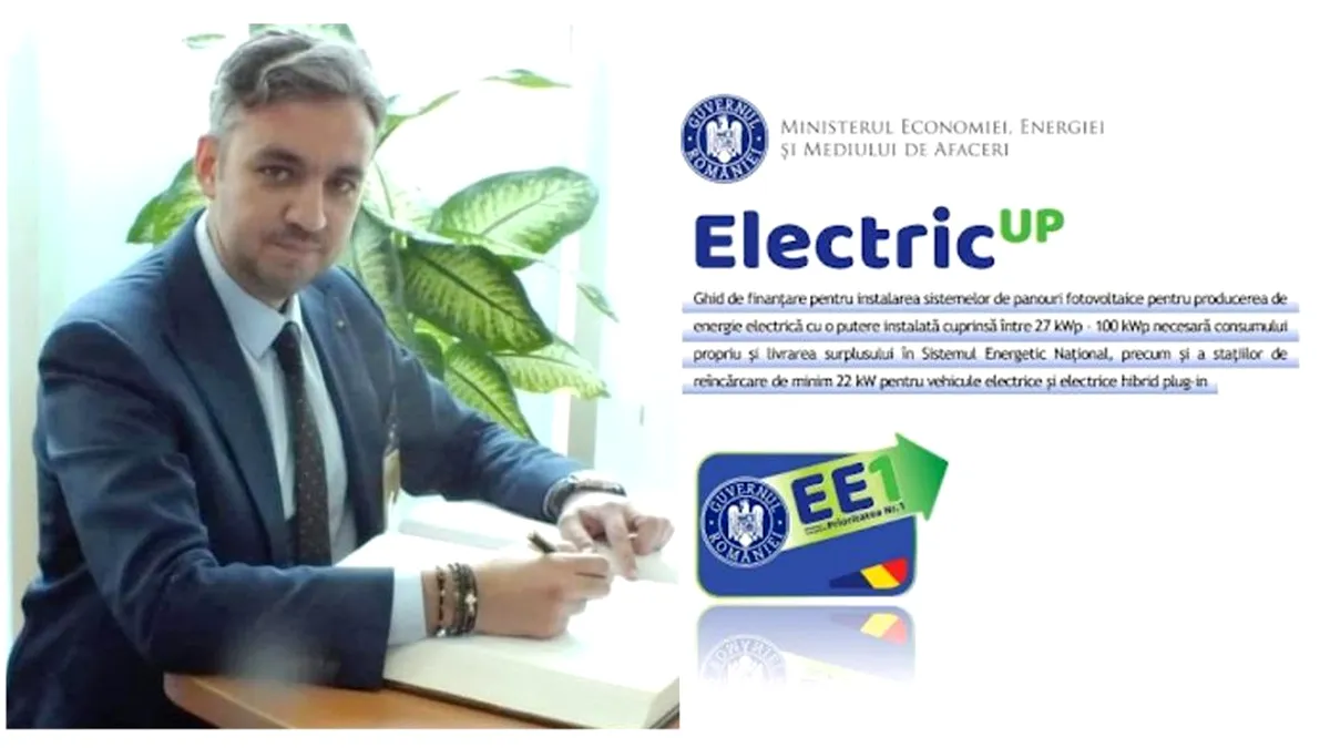 EXCLUSIV. Programul Electric-Up de 100.000.000 de euro este blocat de jocurile de interese „țesute” de secretarul de stat de la Ministerul Energiei, George Niculescu